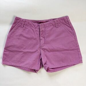 Purple Mid Rise Shorts